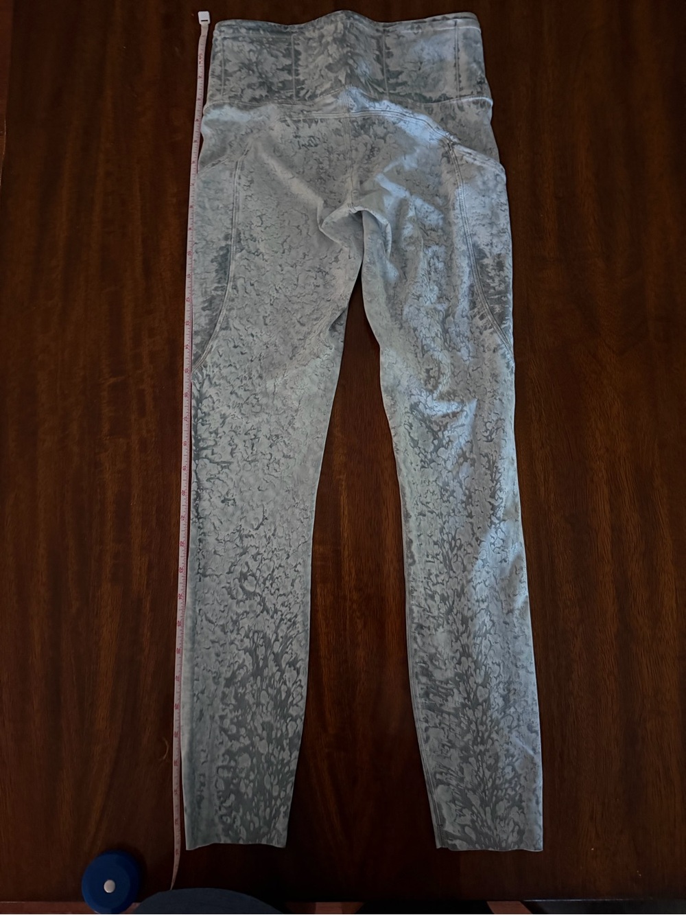 lululemon athletica Gray Textured Leggings